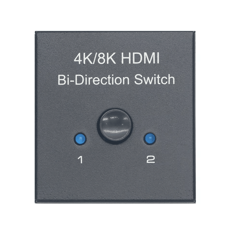 8k4k bidirection hdmi switch splitter 2 input 1 output or 1 in 2 out