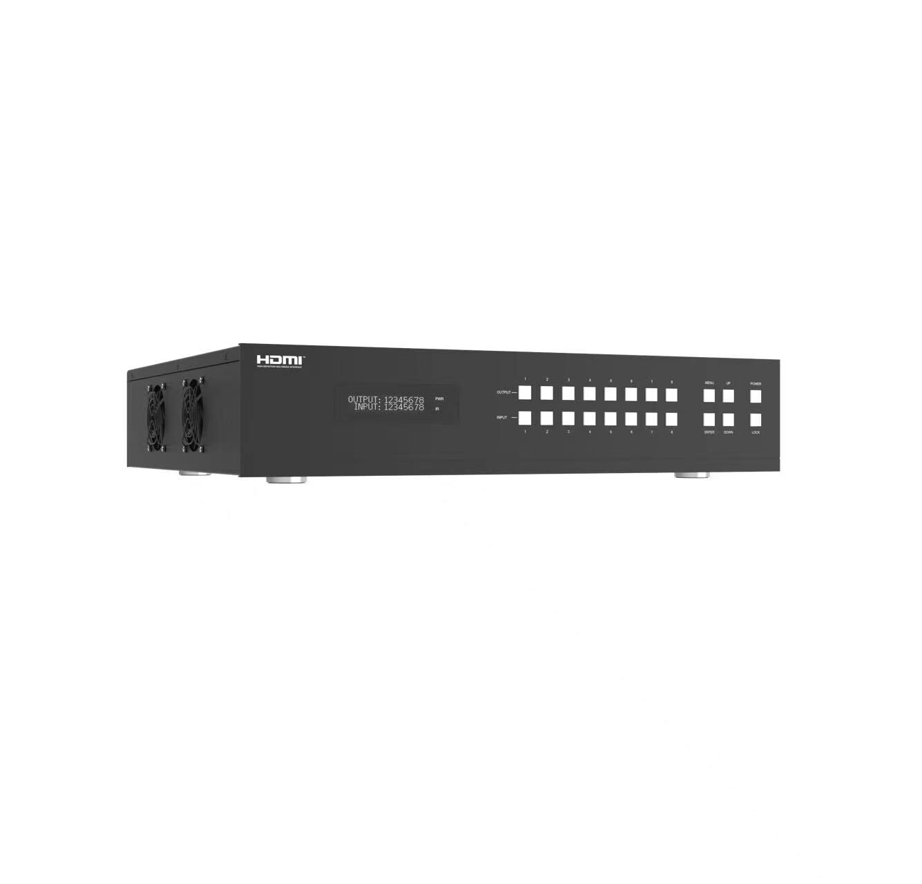 4k 60hz hdbaset matrix extender hdmi2.0 8x8 with ir uncompressed signal