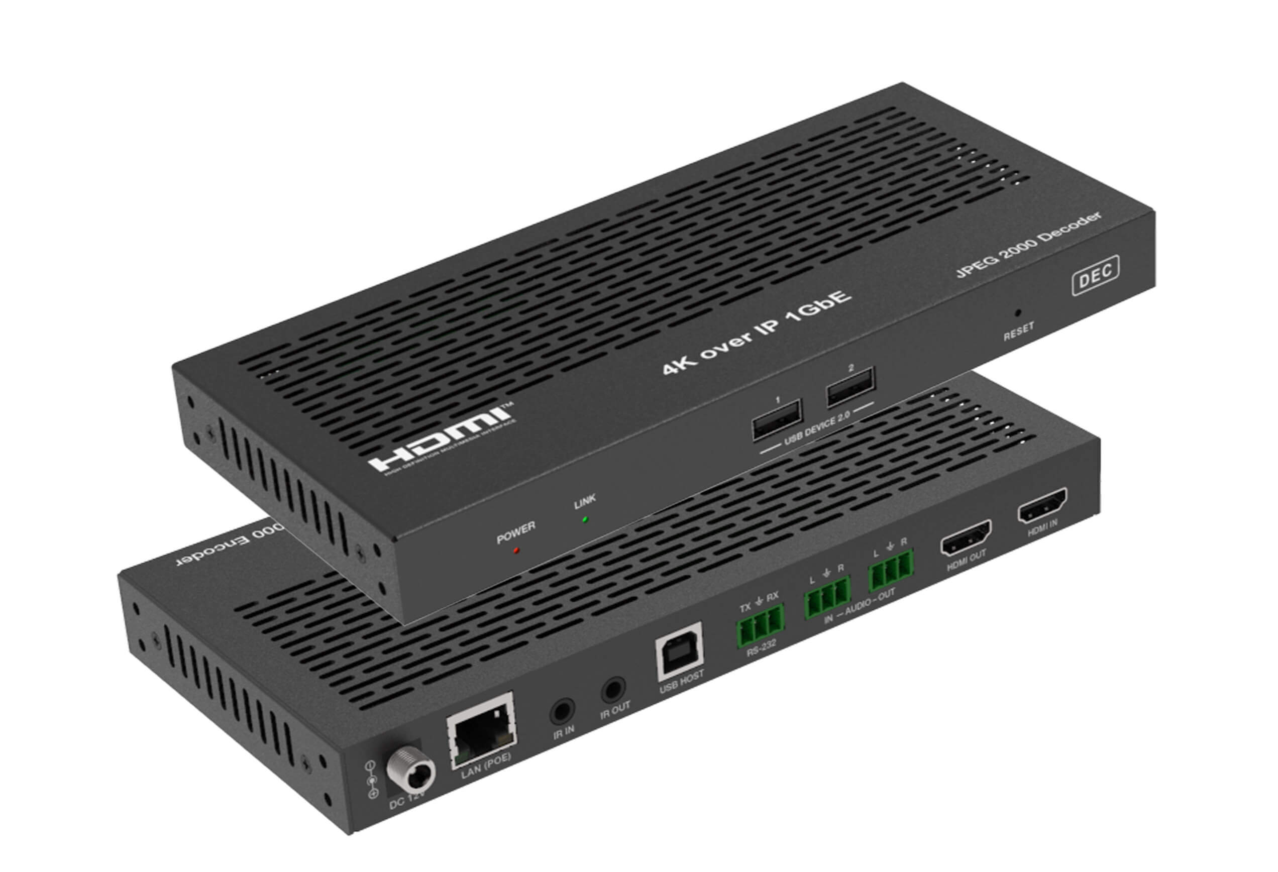 hdmi 4k jpeg2000 av over ip by one cat6 100m kvm control