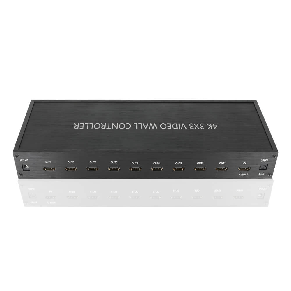 4k 3x3 hdmi video wall controller big screen display