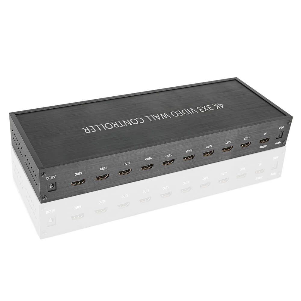 4k 3x3 hdmi video wall controller big screen display