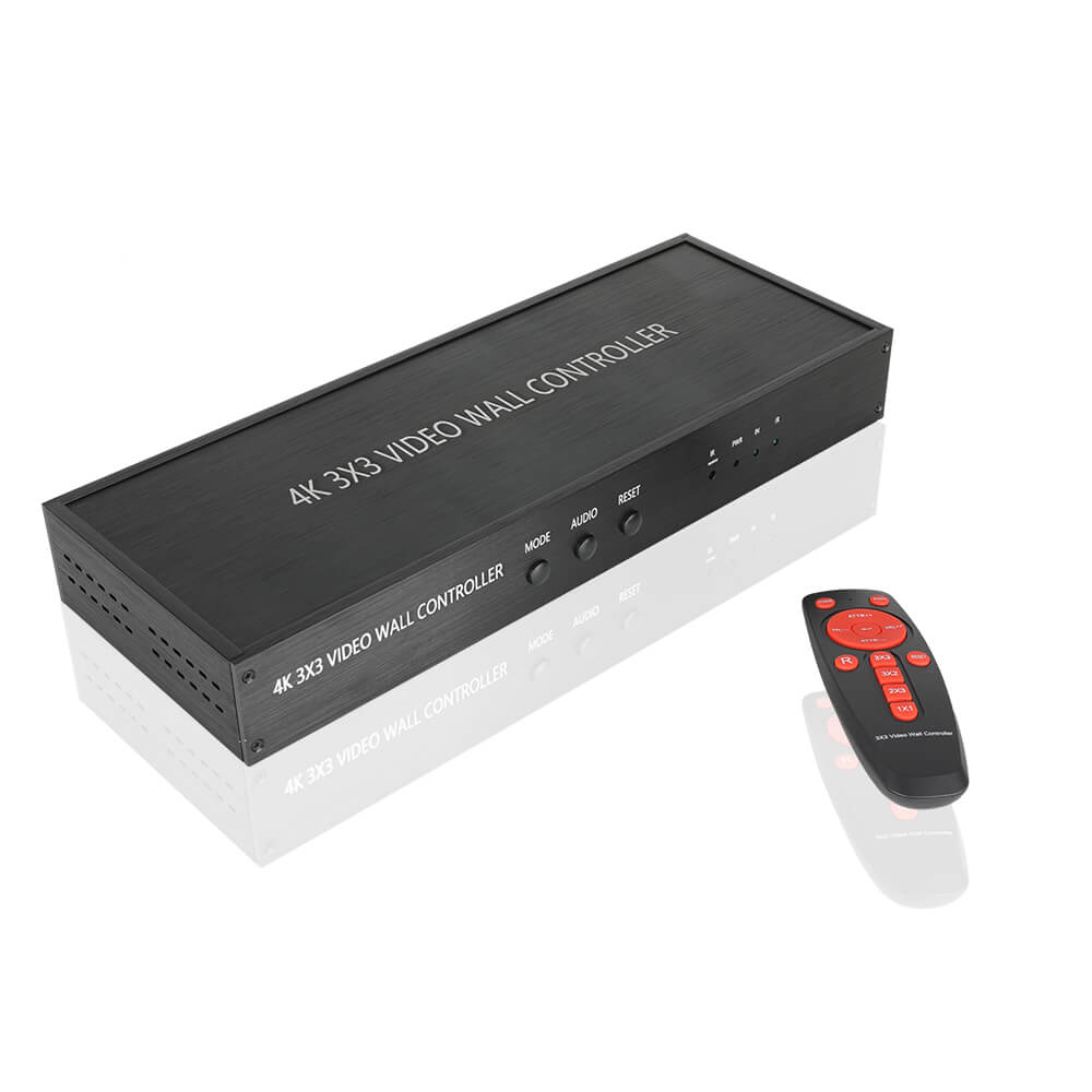 4k 3x3 hdmi video wall controller big screen display