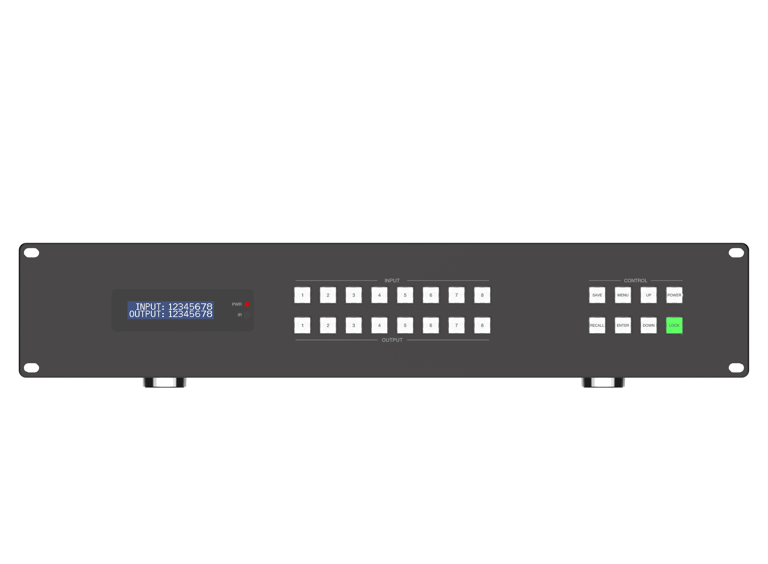 2023 flexible modular matrix 8x8 16x16 4k60hz 18gbps