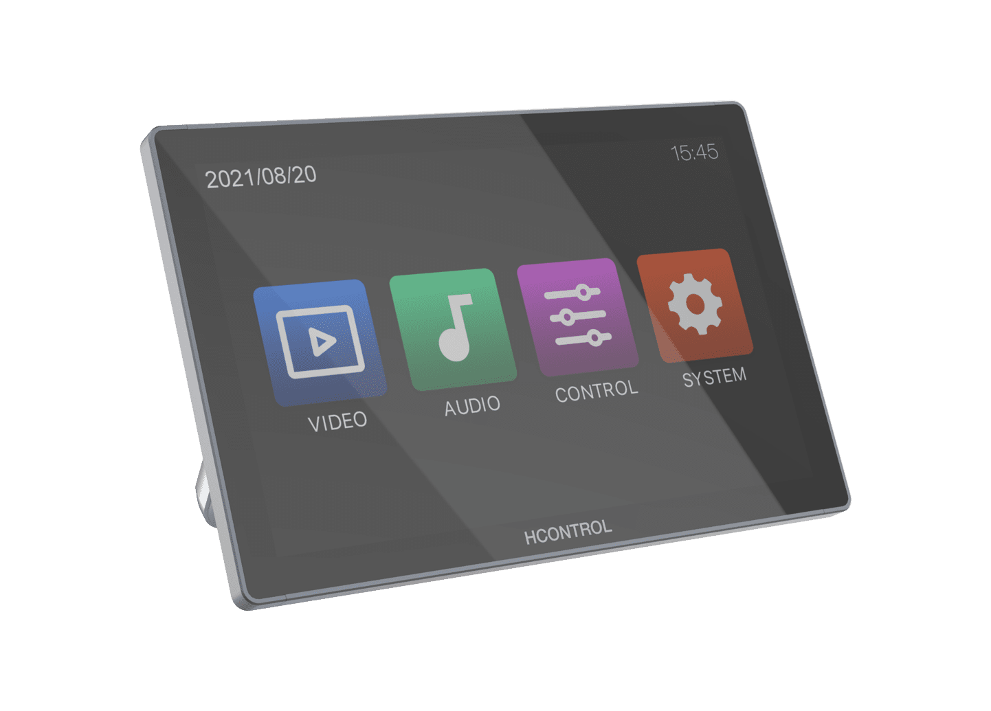 touch control panel for centrol room control system