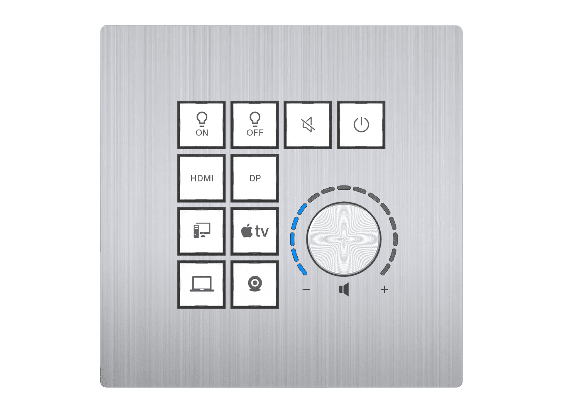 touch control panel for centrol room control system