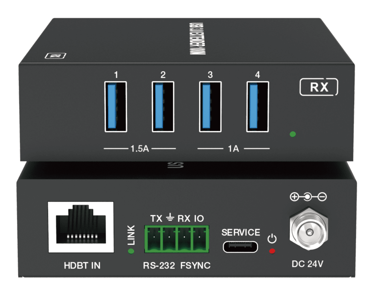 2024 usb3.0 extender up to 100m over cat6a cable