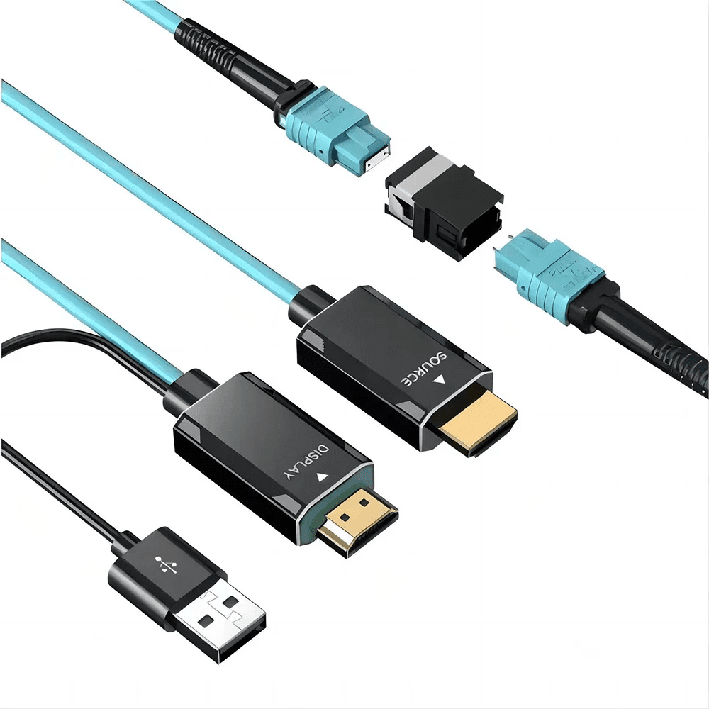 pure fiber ultra high speed 48gbps 8k60 hdmi 2.1 active optical cable up to 300m/1000ft