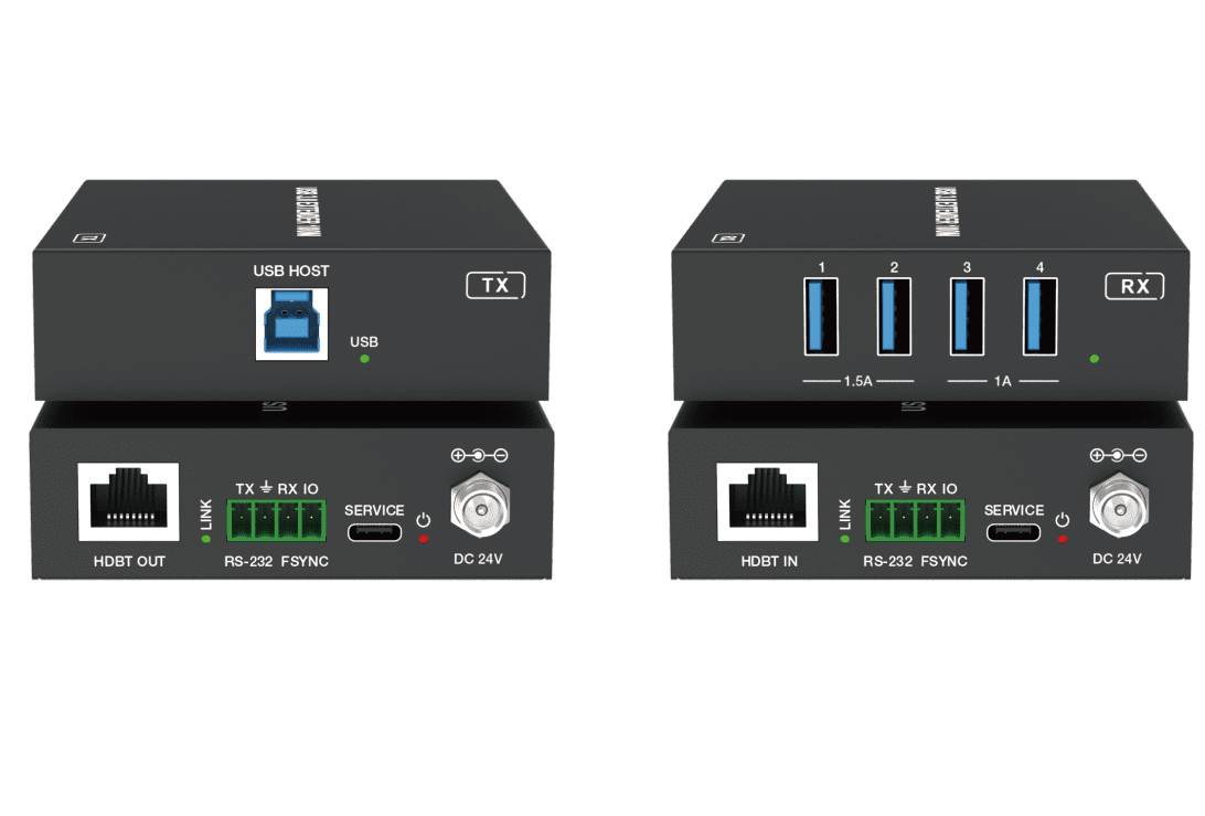 2024 usb3.0 extender up to 100m over cat6a cable