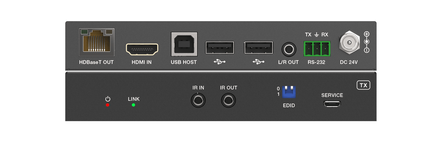 4k@60hz 4:4:4 hdbaset 3.0 kvm extender over a single cat6/6a cable