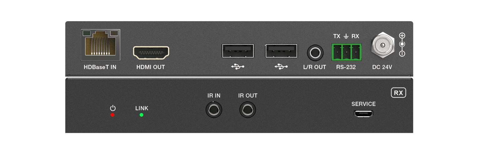 4k@60hz 4:4:4 hdbaset 3.0 kvm extender over a single cat6/6a cable