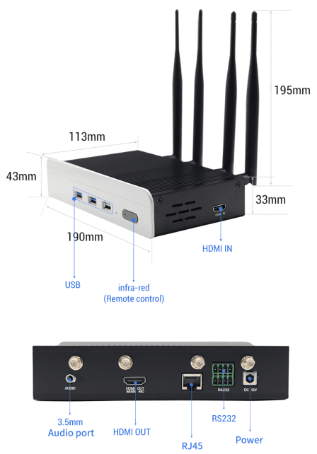 byom wireless presentation system content share from laptops tablets video conference