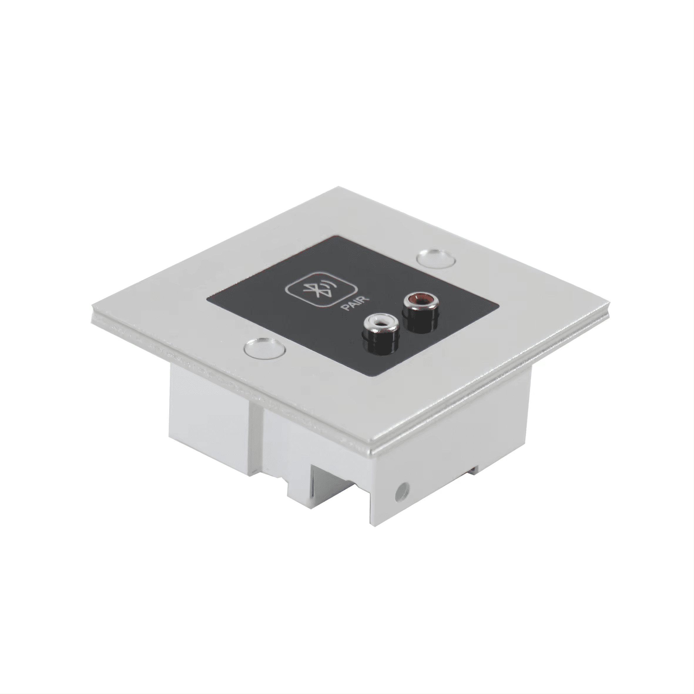 standard 86 type dante audio system bluetooth wallpanel with touch button and poe