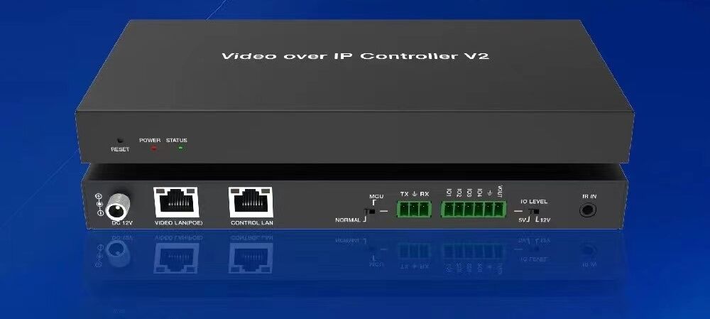 jpeg2000 4k60 av over ip encoder decoder controller with dante av a
