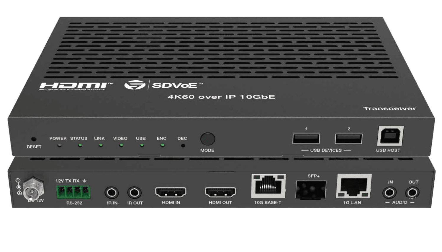 sdvoe hdmi 10g transceiver encoder decoder & fiber
