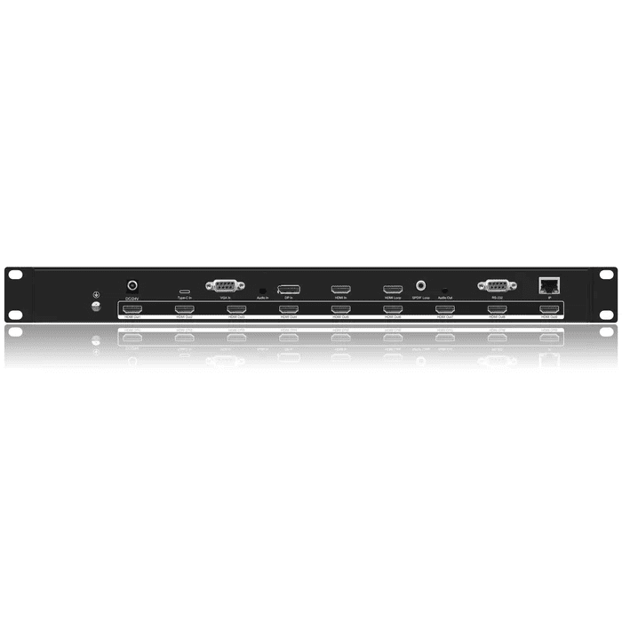 cascade 4k30hz 3x3 video wall controller with usb c input,10x10 videowall