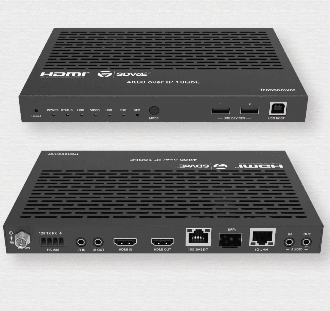 sdvoe hdmi 10g transceiver encoder decoder & fiber