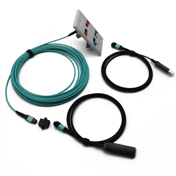 usb 3.1 female male 100% pure fiber optic cable with detachable mpo connectors
