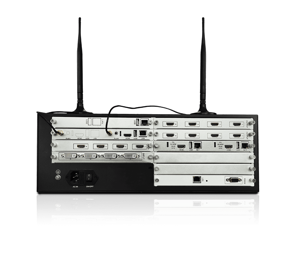4k 8k led video wall splicing processor seamless switching 8 layers 3u 24u