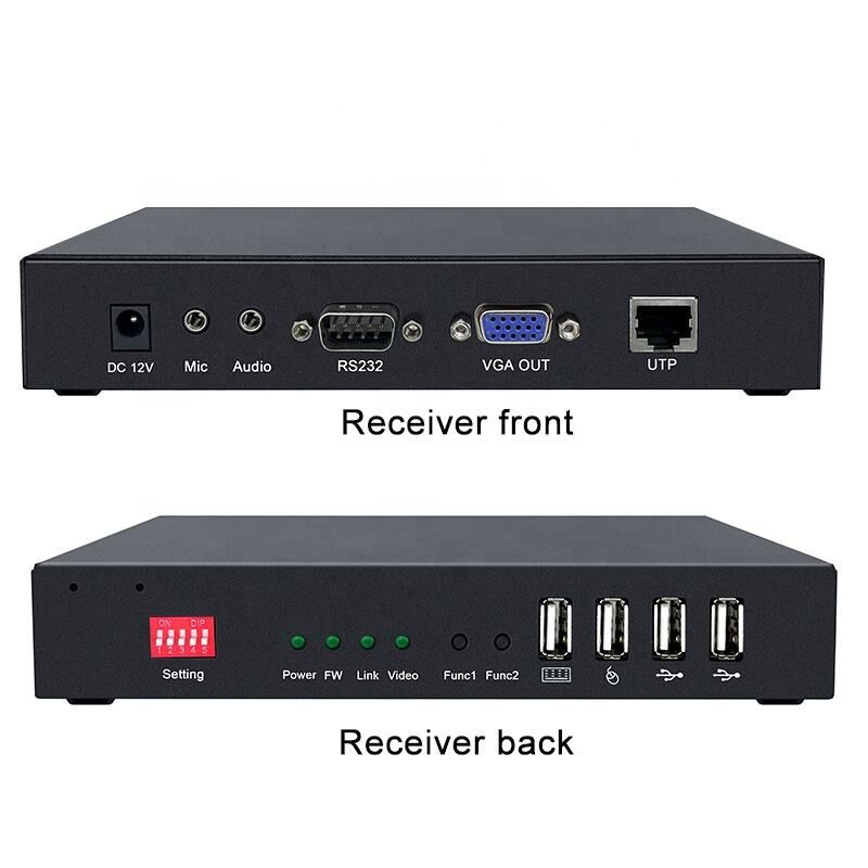 professional 1080p vga kvm extender usb 2.0 over cat6 up to 150meter,with audio, rs232