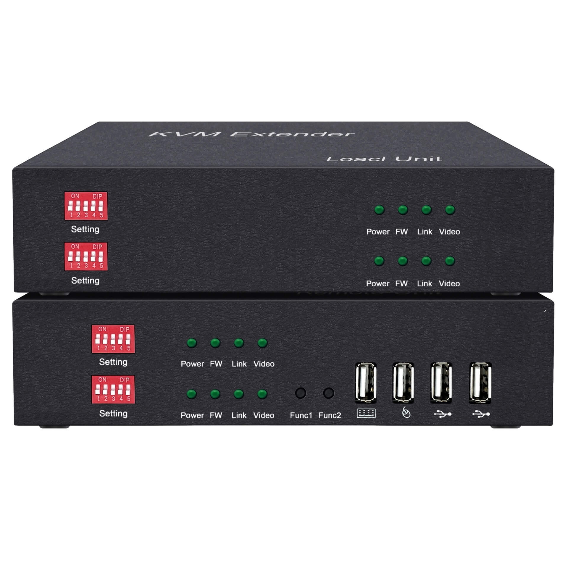 4k@30hz dual displayport kvm extender usb 2.0 over cat6 up to 150meter,with audio, rs232