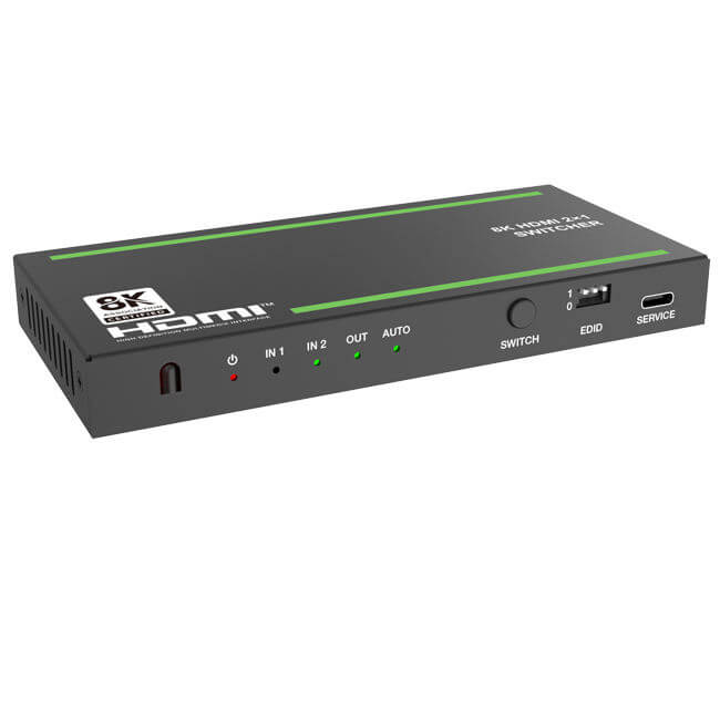 8k60hz 48gbps hdmi 2.1 switch 4x1 2x1 with arc/earc,l/r,spdif edid cec